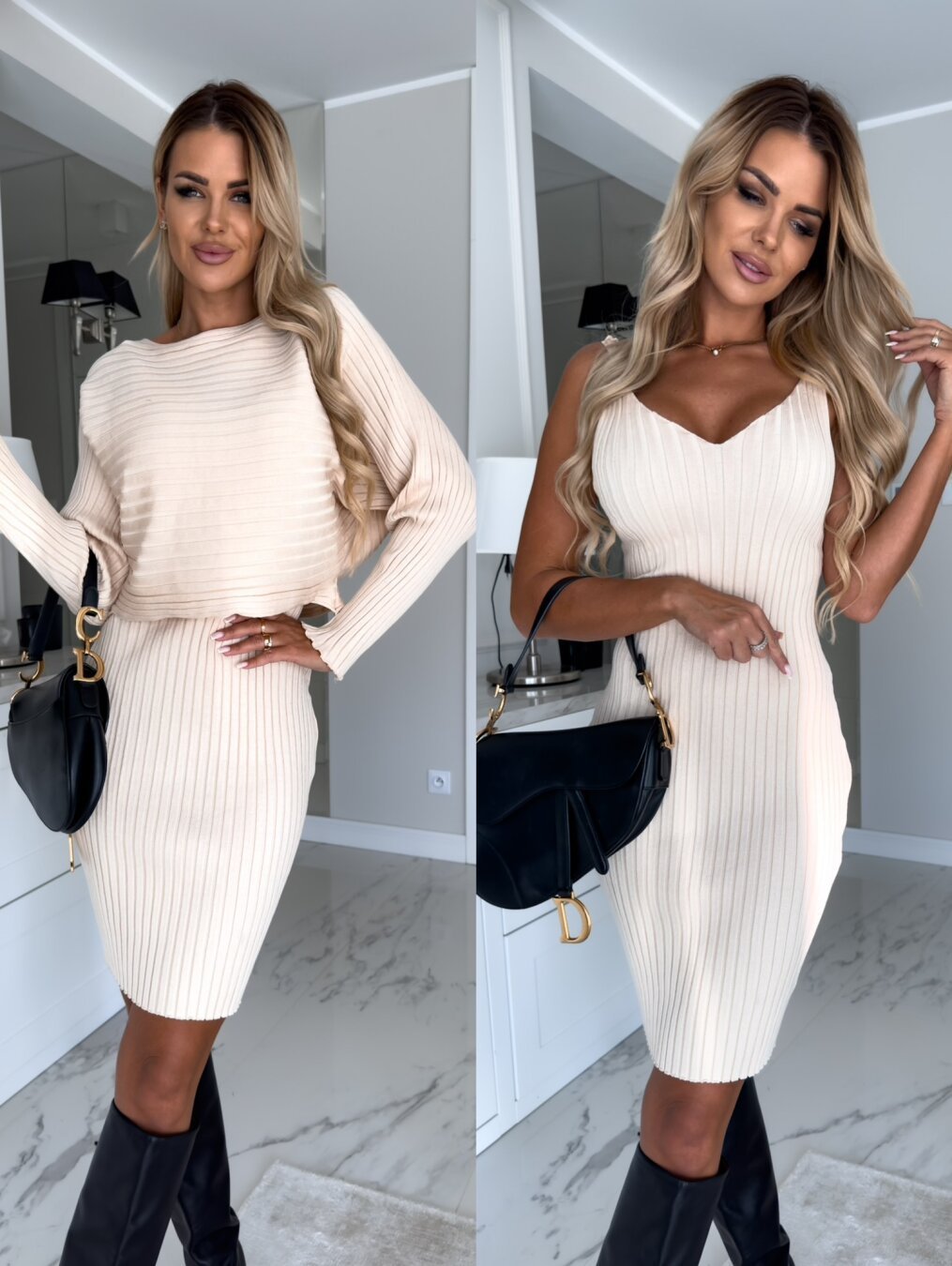2-Piece Women’s Long-Sleeve Skirt Set | VELORÉ - VELORÉ