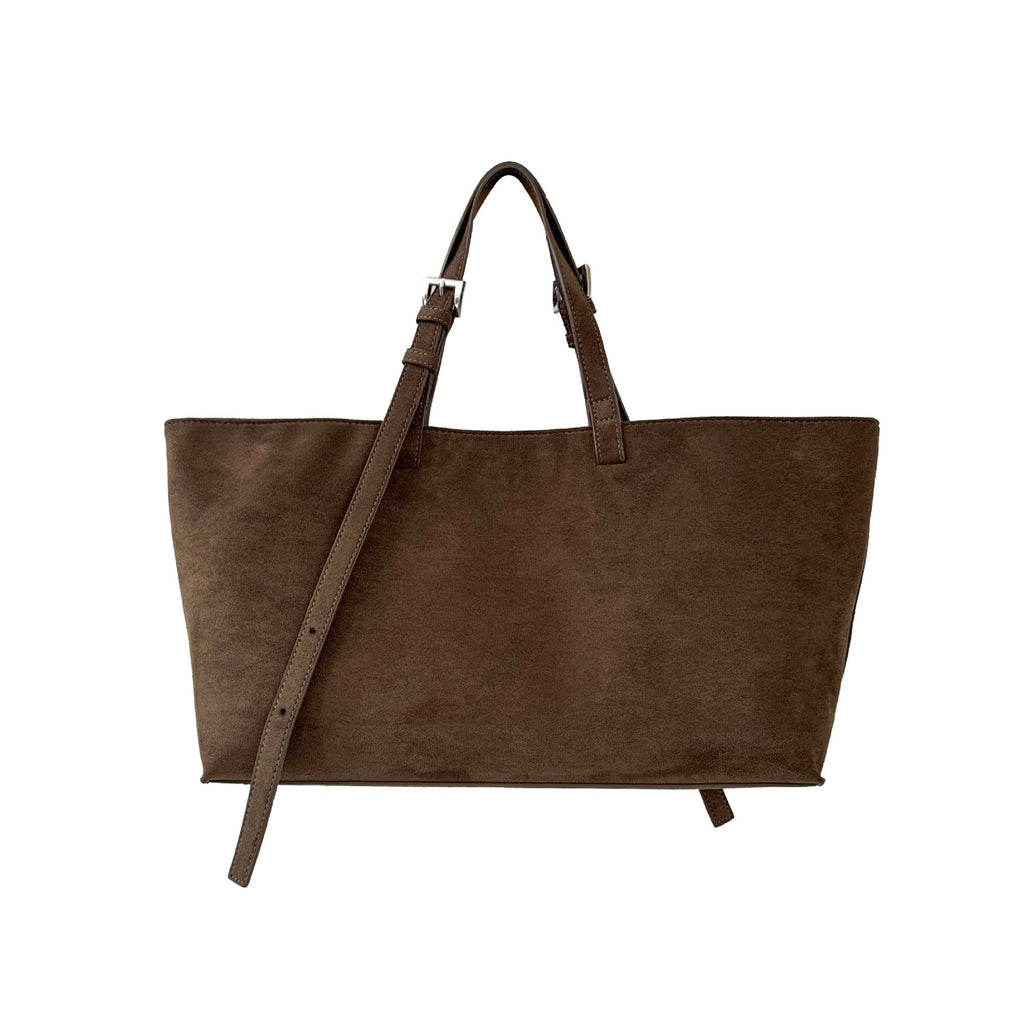 New Autumnwinter Tote Bag In Suede With A Large Capacity - VELORÉ