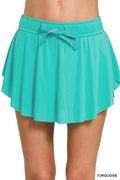 Ruffle Hem Tennis Skirt with Hidden Pockets | VELORÉ - VELORÉ