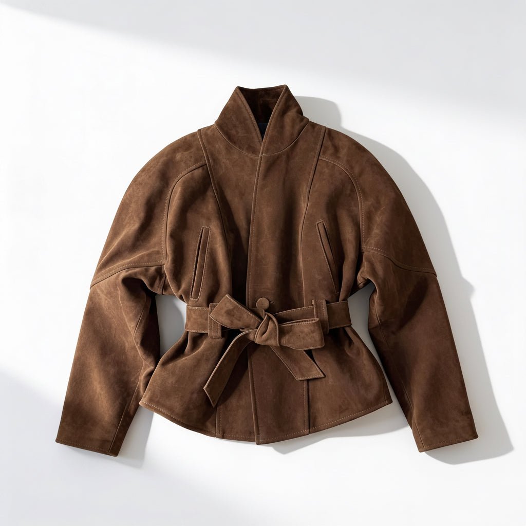 The Belted Windbreaker Jacket | VELORÉ - VELORÉ