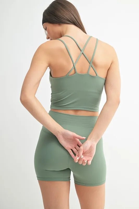 Venice Cloud Light Crisscross Sports Bra | VELORÉ